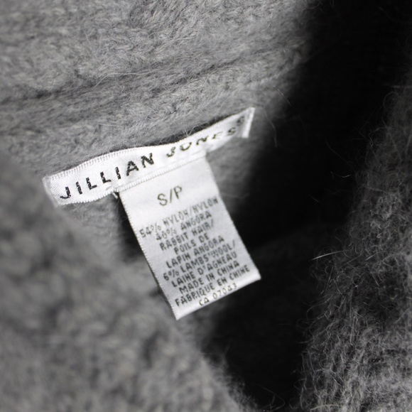 Cowl Neck Knit Angora and Wool Blend Sweater - Picture 7 of 7